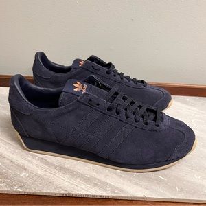 Adidas Khaite Blue Suede Sneakers Sz 10 -like new